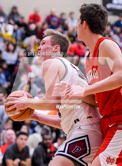 Thumbnail 3 in Mater Dei vs Perry (Hoophall West Tournament)  photogallery.