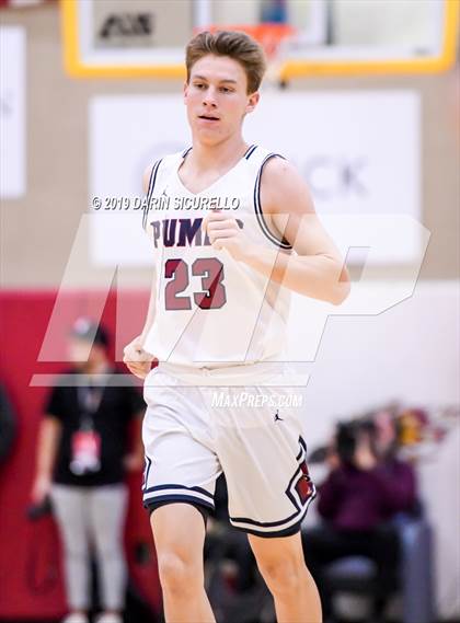 Thumbnail 2 in Mater Dei vs Perry (Hoophall West Tournament)  photogallery.