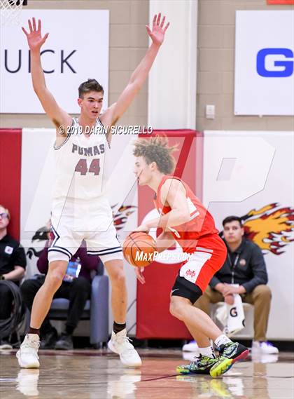 Thumbnail 1 in Mater Dei vs Perry (Hoophall West Tournament)  photogallery.