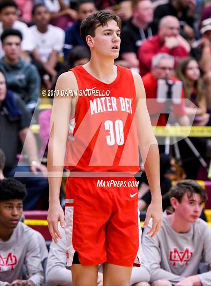 Thumbnail 3 in Mater Dei vs Perry (Hoophall West Tournament)  photogallery.