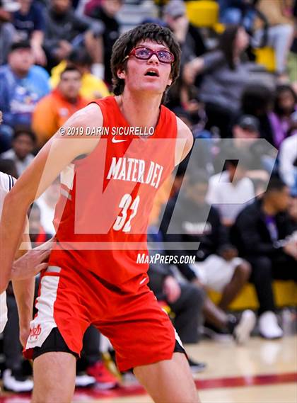 Thumbnail 1 in Mater Dei vs Perry (Hoophall West Tournament)  photogallery.
