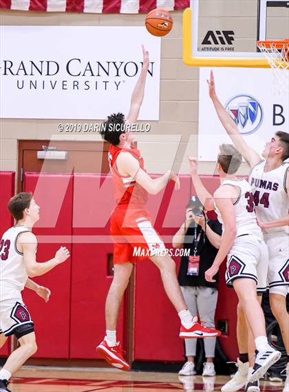Thumbnail 1 in Mater Dei vs Perry (Hoophall West Tournament)  photogallery.