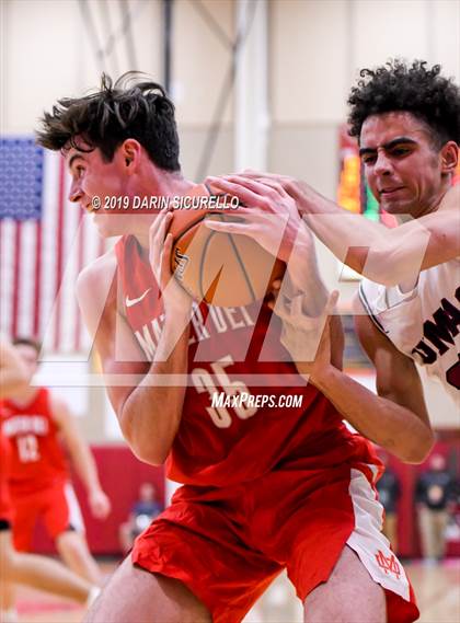 Thumbnail 1 in Mater Dei vs Perry (Hoophall West Tournament)  photogallery.