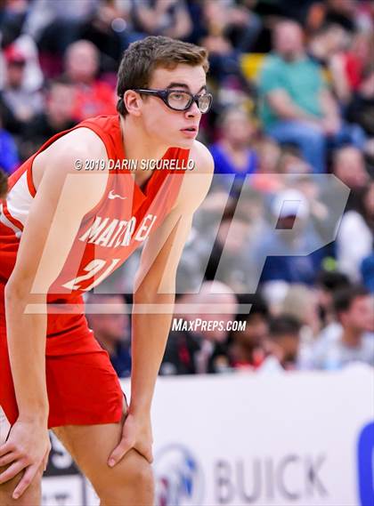 Thumbnail 2 in Mater Dei vs Perry (Hoophall West Tournament)  photogallery.
