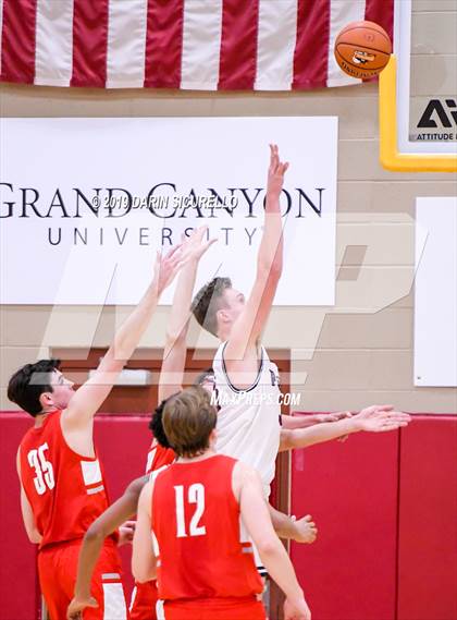 Thumbnail 1 in Mater Dei vs Perry (Hoophall West Tournament)  photogallery.