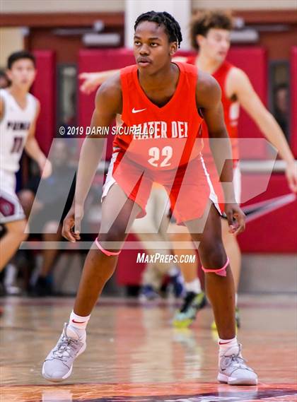 Thumbnail 1 in Mater Dei vs Perry (Hoophall West Tournament)  photogallery.