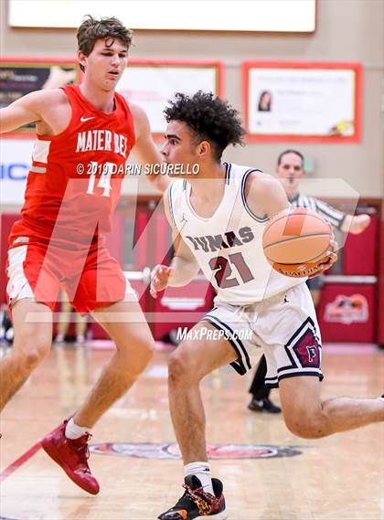 Thumbnail 3 in Mater Dei vs Perry (Hoophall West Tournament)  photogallery.