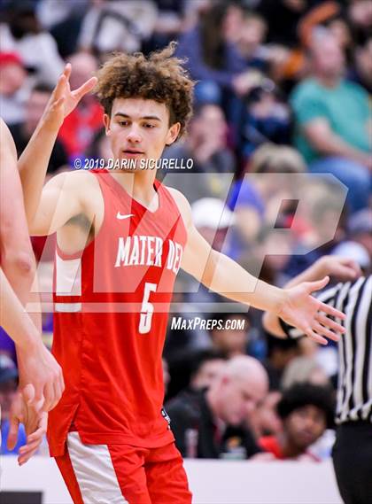 Thumbnail 2 in Mater Dei vs Perry (Hoophall West Tournament)  photogallery.