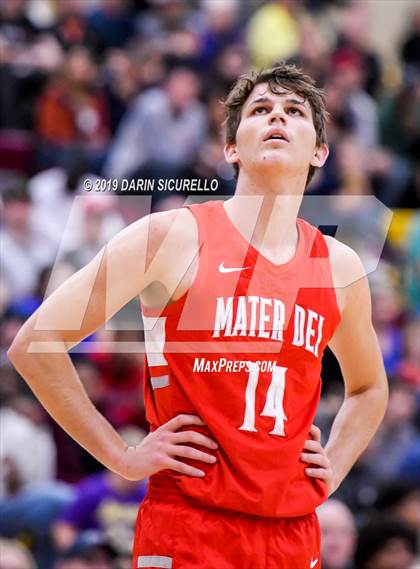 Thumbnail 3 in Mater Dei vs Perry (Hoophall West Tournament)  photogallery.