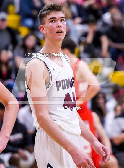 Thumbnail 2 in Mater Dei vs Perry (Hoophall West Tournament)  photogallery.