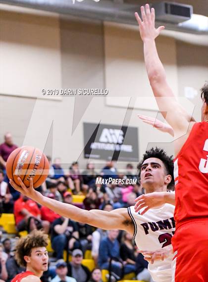 Thumbnail 1 in Mater Dei vs Perry (Hoophall West Tournament)  photogallery.