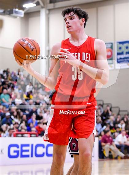 Thumbnail 1 in Mater Dei vs Perry (Hoophall West Tournament)  photogallery.
