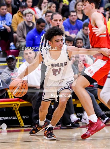 Thumbnail 3 in Mater Dei vs Perry (Hoophall West Tournament)  photogallery.