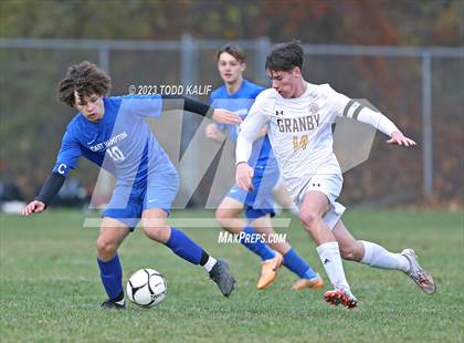 Thumbnail 2 in Granby Memorial vs East Hampton (CIAC Class S Second Round) photogallery.