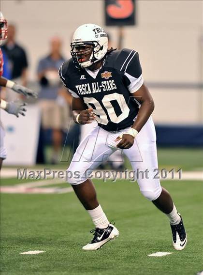 Thumbnail 3 in THSCA All-Star Football Game (Cowboys Stadium) photogallery.