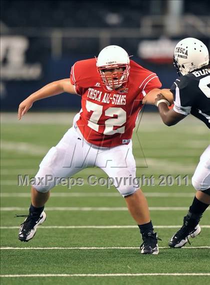 Thumbnail 2 in THSCA All-Star Football Game (Cowboys Stadium) photogallery.