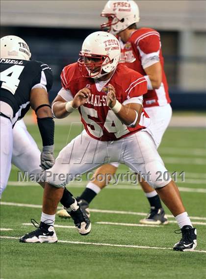 Thumbnail 1 in THSCA All-Star Football Game (Cowboys Stadium) photogallery.