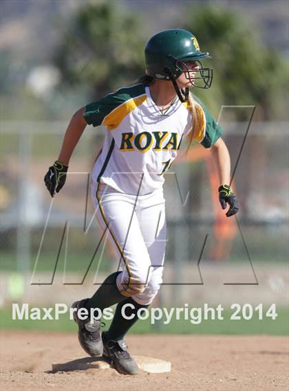 Thumbnail 1 in Royal vs. Alemany (Suzanne Manlet Softball Invitational) photogallery.