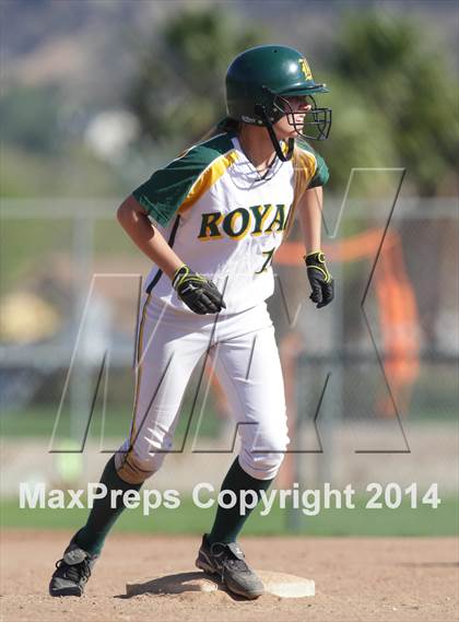Thumbnail 3 in Royal vs. Alemany (Suzanne Manlet Softball Invitational) photogallery.