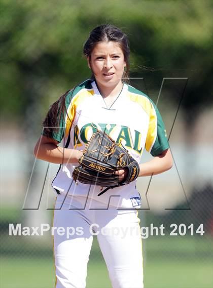 Thumbnail 1 in Royal vs. Alemany (Suzanne Manlet Softball Invitational) photogallery.