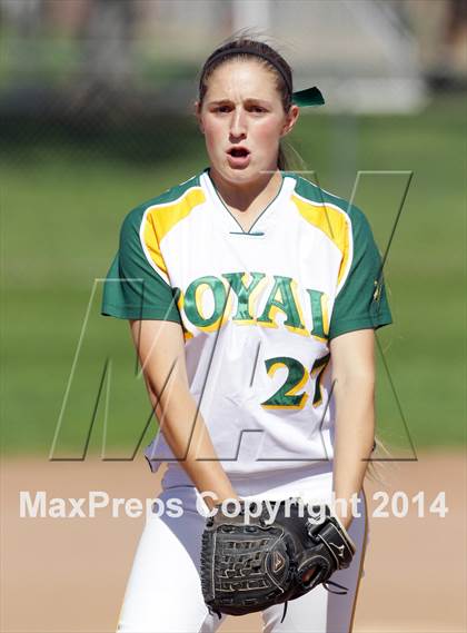 Thumbnail 1 in Royal vs. Alemany (Suzanne Manlet Softball Invitational) photogallery.