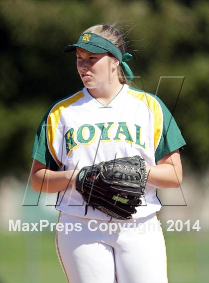 Thumbnail 3 in Royal vs. Alemany (Suzanne Manlet Softball Invitational) photogallery.