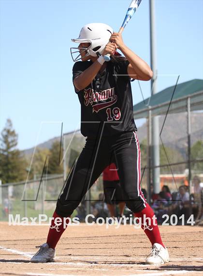 Thumbnail 2 in Royal vs. Alemany (Suzanne Manlet Softball Invitational) photogallery.