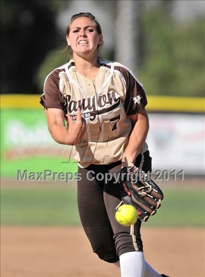 Thumbnail 2 in Canyon vs. Kennedy (CIF SS D1 Quarterfinal) photogallery.
