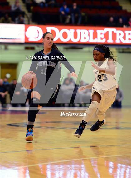 Thumbnail 2 in Ursuline vs Baldwin (Slam Dunk Tournament Final)  photogallery.