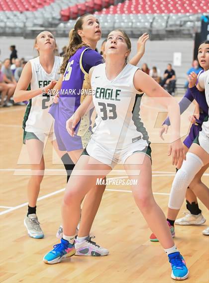 Thumbnail 3 in Notre Dame Prep vs. Eagle (Section 7) photogallery.