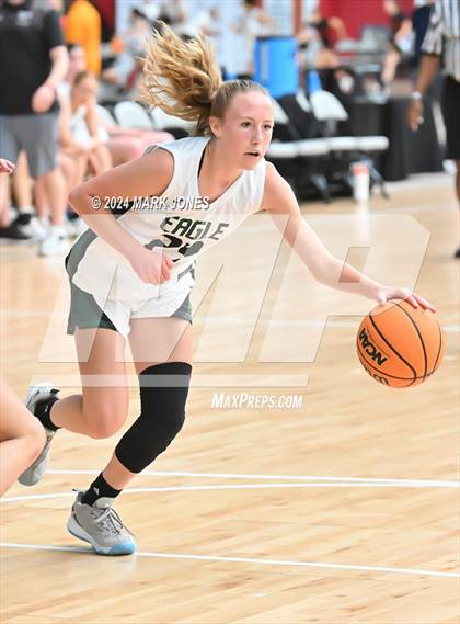 Thumbnail 3 in Notre Dame Prep vs. Eagle (Section 7) photogallery.