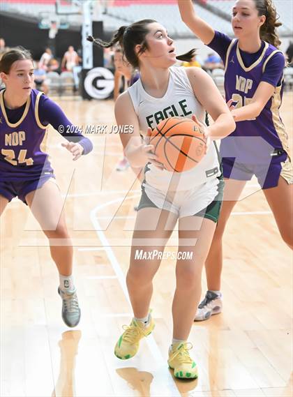 Thumbnail 3 in Notre Dame Prep vs. Eagle (Section 7) photogallery.