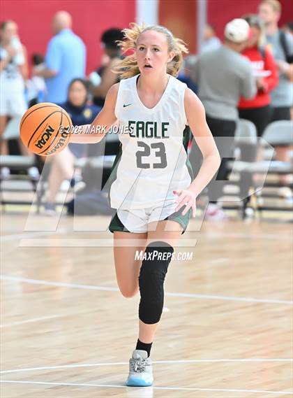 Thumbnail 3 in Notre Dame Prep vs. Eagle (Section 7) photogallery.