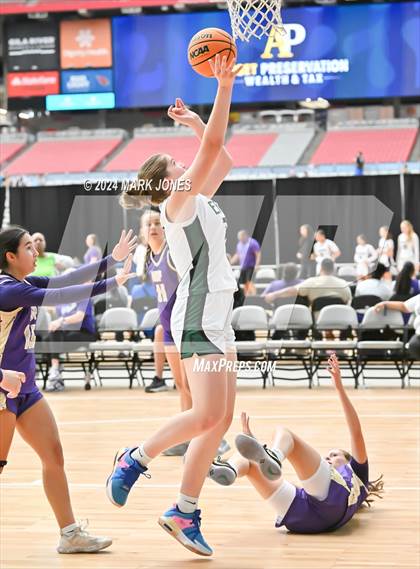 Thumbnail 2 in Notre Dame Prep vs. Eagle (Section 7) photogallery.