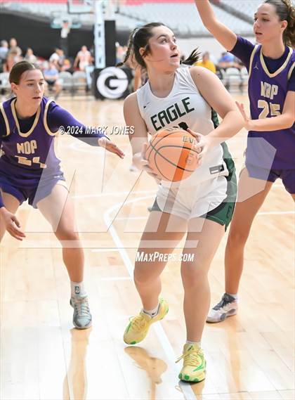 Thumbnail 2 in Notre Dame Prep vs. Eagle (Section 7) photogallery.