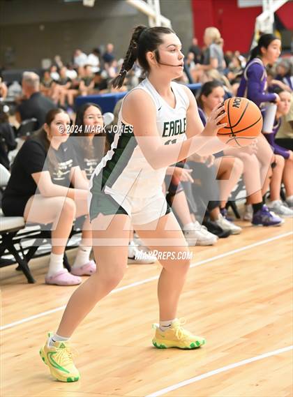 Thumbnail 3 in Notre Dame Prep vs. Eagle (Section 7) photogallery.