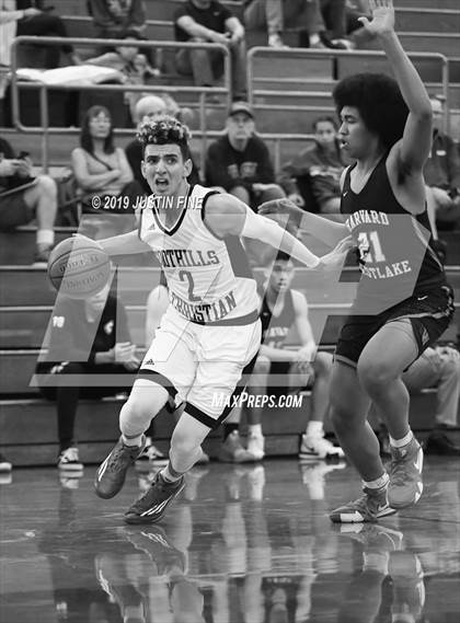 Thumbnail 1 in Harvard-Westlake vs. Foothills Christian (Torrey Pines Holiday Classic) photogallery.
