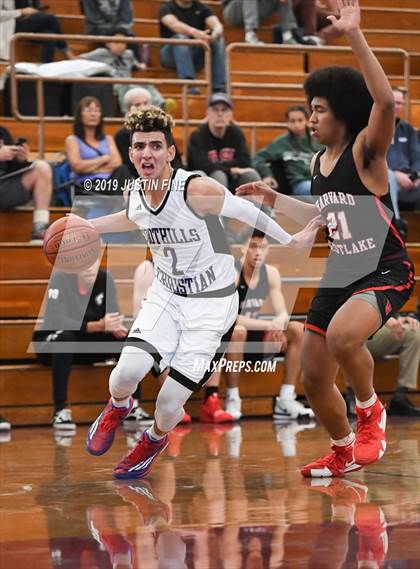 Thumbnail 2 in Harvard-Westlake vs. Foothills Christian (Torrey Pines Holiday Classic) photogallery.