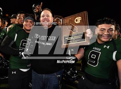 Thumbnail 2 in Eisenhower @ Kaiser (CIF 3A Southern Regional Final) photogallery.
