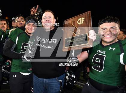 Thumbnail 1 in Eisenhower @ Kaiser (CIF 3A Southern Regional Final) photogallery.