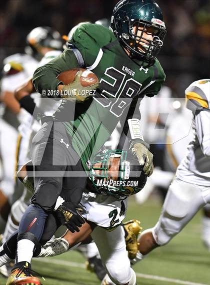 Thumbnail 3 in Eisenhower @ Kaiser (CIF 3A Southern Regional Final) photogallery.