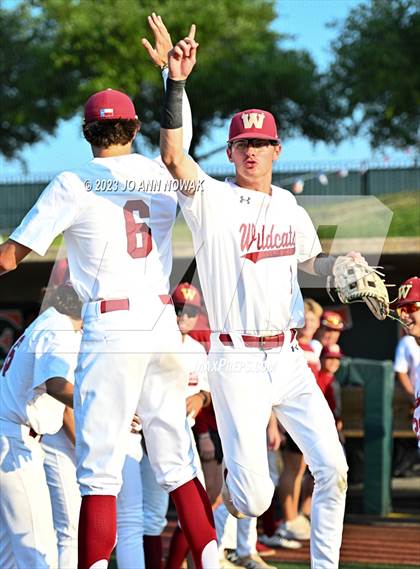 Thumbnail 1 in Cypress Woods vs. The Woodlands (UIL 6A Region 2 Final - Game 2) photogallery.