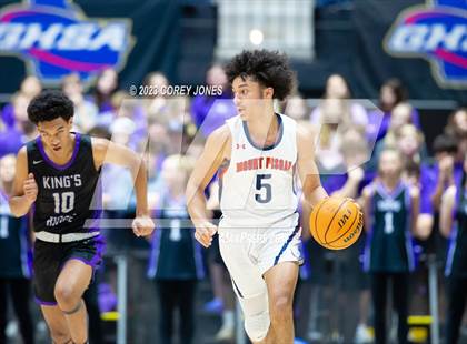 Thumbnail 2 in King's Ridge Christian vs Mount Pisgah (GHSA A Division I State Championship)  photogallery.