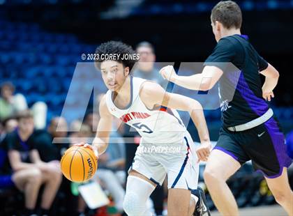 Thumbnail 2 in King's Ridge Christian vs Mount Pisgah (GHSA A Division I State Championship)  photogallery.