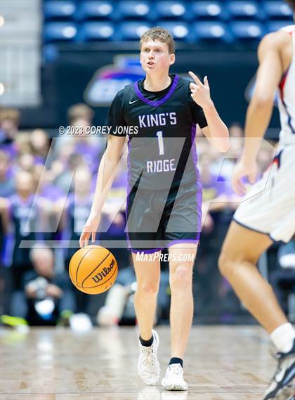 Thumbnail 1 in King's Ridge Christian vs Mount Pisgah (GHSA A Division I State Championship)  photogallery.