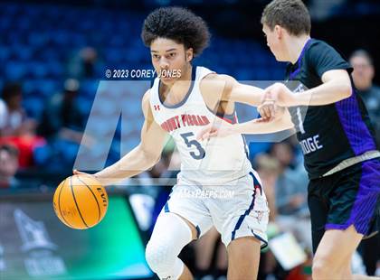 Thumbnail 1 in King's Ridge Christian vs Mount Pisgah (GHSA A Division I State Championship)  photogallery.