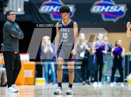 Thumbnail 2 in King's Ridge Christian vs Mount Pisgah (GHSA A Division I State Championship)  photogallery.