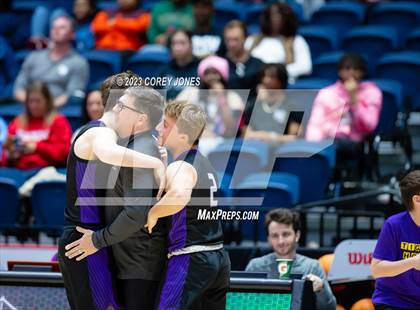 Thumbnail 2 in King's Ridge Christian vs Mount Pisgah (GHSA A Division I State Championship)  photogallery.