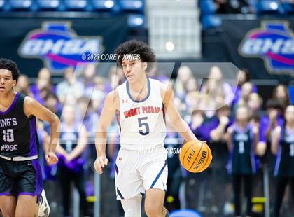 Thumbnail 3 in King's Ridge Christian vs Mount Pisgah (GHSA A Division I State Championship)  photogallery.