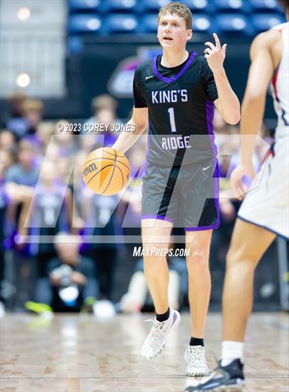 Thumbnail 2 in King's Ridge Christian vs Mount Pisgah (GHSA A Division I State Championship)  photogallery.